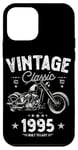 Coque pour iPhone 12 mini Moto Chopper vintage 1995 30e anniversaire classique rétro