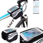 For HTC Desire 20+ bike frame bag bicycle mount smartphone holder top tube cross