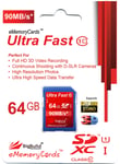 64GB Memory card for Panasonic Lumix DC TZ200, TZ90 camera Class 10 90MB/s SDXC