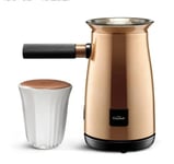 Hotel Chocolat Velvetiser Hot Chocolate Machine - Copper. 2 Mugs Included!