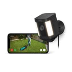 Caméra Spotlight Plus Avec Adaptateur Secteur (Spotlight Cam Plus Plug-In)| Caméra De Surveillance Extérieure Wifi Hd,Audio Bidirectionnel,Projecteurs Led|Essai Home Gratuit 30 J.