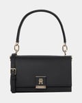 Tommy Hilfiger TH Heritage Womens Medium Crossover Bag - Black - One Size