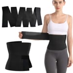 Free Size Waist Shaper Midjetränare 4m Svart svart