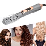 (EU Plug 220‑240V)800W 2 In 1 Hair Dryer Brush Negative Ion Blow Dryer BST