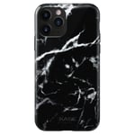 Coque effet marbré pour Apple iPhone 11 Pro, Noir Marquina - Neuf