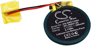 Kompatibelt med Garmin Forerunner S1, 3.7V, 200 mAh