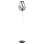 Golvlampa Retro Industriell Stil Med Skärm I Metallnät, Ø27,5X159Cm