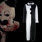 Vuxen Cosplay Kostym Set Terrifier Art Clownen Joker Halloween Maskerad Finfint Klä Upp 2XL