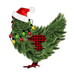 Christmas is Better on the Farm, Christmas Chicken  Ground Mat, Funny5320