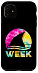 Coque pour iPhone 11 2024 Week Retro Shark Fin Lover Sea Ocean Animal Summer Trip