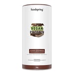 foodspring Protéine Végétale Chocolat - 20 g de protétine par shake, B12, B6, acide folique, biotine, calcium et zinc, sans soja ni gluten - 750g