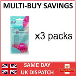 TePe Interdental Brushes Pink 0.4mm - 3 Packs of 8 Brushes - Fast, Free Ship