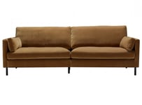 Impulse 4-sits Soffa Lux Classic Velvet Teddy Brown