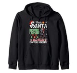 Dear Santa Before Explain How Much You Know Great Dane Dog Zip Hoodie