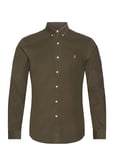 Polo Ralph Lauren Slim Fit Corduroy Shirt Khaki Green