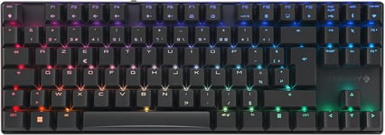 Mx 8.2 Tkl Wireless, Clavier Mécanique De Gaming Sans Fil Sans Pavé Numérique, Disposition Allemande (Qwertz), Rétro-Éclairage Rgb, Mallette Métallique, Mx Red Switches, Noir