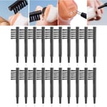 Rapanda - Lot de 20 brosses de nettoyage pour amplificateur auditif avec boucle de cire magnétique, accessoire pour appareil auditif