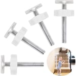 Choyclit - 4pcs Fixation par Pression pour la Barrières d'escaliers et de Portes Barrière de Bébé M10 Fixation de la Barrière de Sécurité pour Bébé