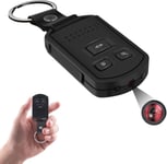 Mini Caméra Espion Cachée Clé De Voiture, 1080P Hd Cachée Portable Keychain Caméra Avec Enregistrement Audio, Vision Nocturne Et Détection De Mouvement, Caméra De Nounou Pour Intérieur/Extérieur