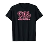 90s R&B Vibes Only Nineties RnB Music Heart Print T-Shirt