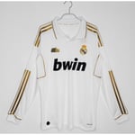 Retro Legend 11-12 Real Madrid hemtröja lång Zidane NO.10 Zidane NO.10 L