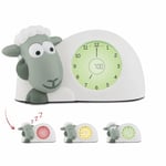 ZAZU Kids Sam Le Mouton Reveil Enfant Educatif Jour/Nuit Lumineux à LED - Reveil Enfant Garcon Fille - Apprentissage Pédagogique Intelligent du Sommeil et du Réveil avec Horloge Lumineuse (Sage)