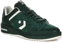 Converse A11104C 90s Weapon Leather Fresh Skate Mens Trainer Green UK 6 - 10