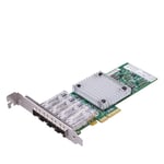 1000Mbps PCI-E NIC Gigabit Ethernet Converged Network Card with Intel Intel I350-AM4 Chipset | Ethernet Server Network Adapter | Quad SFP Port | PCIE 2.0 X4 | Compare to Intel I350-F4