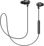 Écouteurs Bluetooth Filaire Cou, Value Écouteurs sans Fil Sport Étanche IPX5 avec Micro Codec Audio aptx HD, Oreillettes Bluetooth Intra-Auriculaires Magnétique, 7 Heures de Lecture Noir