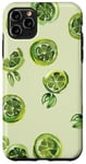 Coque pour iPhone 11 Pro Max Motif citron vert sur un style de fruits frais éclatants