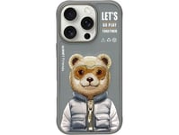 Nimmy Iphone 16 Pro Max 6.9" Case Gray/Grey Cool&Cute 2.0 Bear