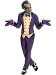 Mens Joker Costume DC Villain Batman Supervillain Adult Halloween Fancy Dress