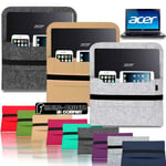 Wool Felt Sleeve Case Bag For 10.1" 11.6" Acer Tablet Chromebook Laptop Notebook