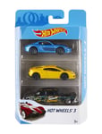 Basic Car 3 Pack 2022 Mix 11 - 21A Patterned Hot Wheels