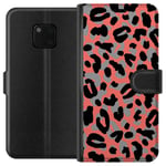 Huawei Mate 20 Pro Sort Lommebokdeksel Leopardskrud