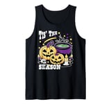 Halloween Pumpkin Witch Cauldron Spooky Season Costume Party Tank Top