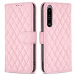 Sony Xperia 1 VI Fodral Rombmönster Rosa