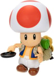 Super Mario Movie Figure Action Articulés 13cm Toad Avec Accessoire Original