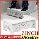 7" Toilet Step Stool Bathroom Potty Squatty Squat Aid Constipation Piles Relief