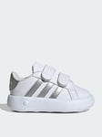 adidas Grand Court 2.0 Shoes Kids, White, Size 7.5 Younger