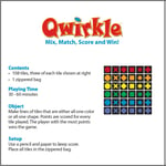 Mindware | Qwirkle: Travel Edition | Miniature Game | Ages 6+ | 2-4 Players | 45