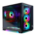 PC de bureau de jeu STGsivir, Intel Core i7-8700 jusqu'à 4,6 Go, GeForce RTX 3060 12 Go GDDR6, 16 Go DDR4, SSD 1 To, WiFi 600 Mo, BT 5.0, ventilateur RVB x 7, W11H64