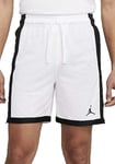 Nike Jordan DH9077-100 Short de Sport Dri-Fit Blanc, Blanc/Noir, XS