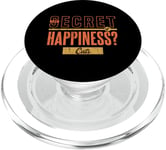 The Secret Of Happiness? Cats PopSockets PopGrip for MagSafe