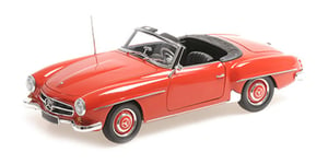 Minichamps 100037032 MERCEDES BENZ 190 SL (W121) RED 1955 1:18 maquette