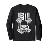 It's In The Blood Cool Classic Vintage Motorbike Men Women Long Sleeve T-Shirt