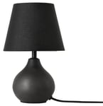 Northlight Meja bordlampe svart keramikk, 23 cm