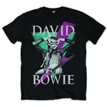 David Bowie Thunder Aladdin Sane Rock Official Tee T-Shirt Mens Unisex