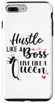 iPhone 7 Plus/8 Plus I am the Boss Queen Mom Hustle Like a Boss Live Like a Queen Case