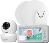 Babysense HD Video Camera & Baby Monitor with Real-Time No Breathing Alerts, Bed